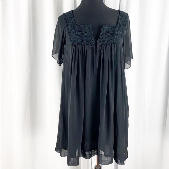 See By Chloe Dresses & Skirts - SOLD See By Chloe 100% Silk Babydoll Lace Detail